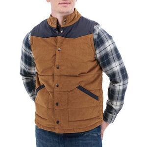 OLD RANCH Reese Quilted Cord Vest Men's Large Outdoors Utility Eco-friendly NWOT